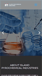 Mobile Screenshot of islandpyrochemical.com